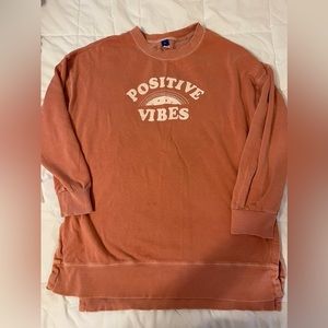 Positive Vibes old navy top